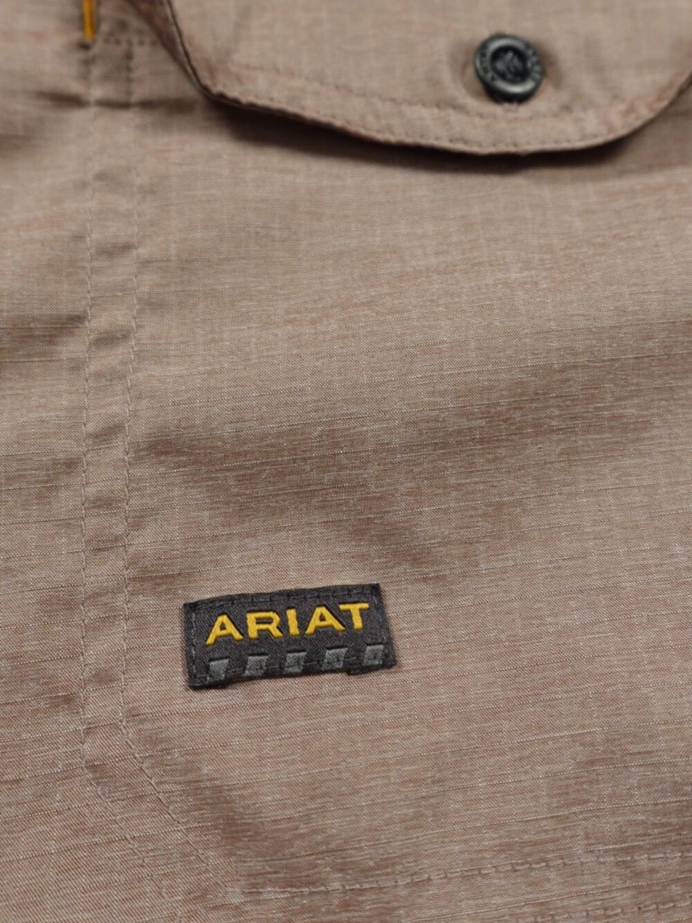 Ariat Rebar VentTEK Work Shirt Men’s 4XL Dusty Mauve Short Sleeve Durastretch - Picture 4 of 12